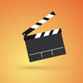 Film flap Royalty Free Stock Photo