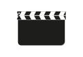 Film flap Royalty Free Stock Photo