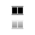 Film Frame icon flat Royalty Free Stock Photo