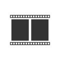 Film Frame icon flat Royalty Free Stock Photo