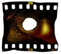 Film Frame Melted Royalty Free Stock Photo