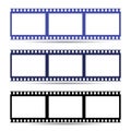 Film frame tape Easy icon. illustration Royalty Free Stock Photo