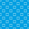 Film with frames movie pattern seamless blue