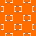 Film with frames movie pattern seamless