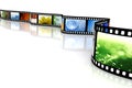 Film with images Royalty Free Stock Photo