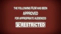 Film leader reel restricted R