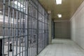 Film location: prison hall with gray tones