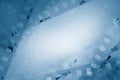 Film negatives blue background Royalty Free Stock Photo