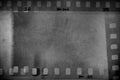 Film negatives grey background Royalty Free Stock Photo