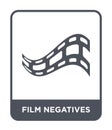 film negatives icon in trendy design style. film negatives icon isolated on white background. film negatives vector icon simple