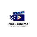 film play logo design template. film studio icon symbol designs