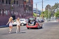 Film Production in an Alley in the Art District Downtown Los Angeles