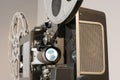 Film Projector Front Close Royalty Free Stock Photo