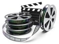 Cinema entertainment film reel