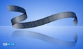 Set of realistic cinema clapper board isolated or film strip cinema 35mm type or realistic film strip background concept. eps vect