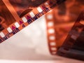 Film Roll close up Royalty Free Stock Photo