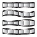 Film roll , film 35mm, slide film frame set. Negative and strip