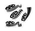 Film roll vector Royalty Free Stock Photo