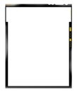 Film sheet negative, picture frame Royalty Free Stock Photo