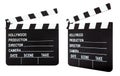 Film slate with clipping path