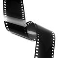 Film Spiral 35mm Vintage Movie Hobby Record Strip of Old Film Photography Royalty Free Stock Photo