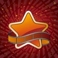 film and star Royalty Free Stock Photo