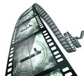 Film strip countdown Royalty Free Stock Photo