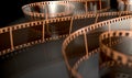 Film Strip Curled