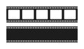 Film strip vector cartoon, movie reel icon