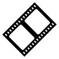 Film strip vector icon Royalty Free Stock Photo