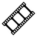 Film strip vector icon