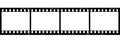 35 film strip vector Royalty Free Stock Photo