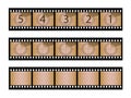 Film strips Royalty Free Stock Photo