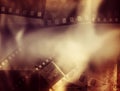 Film strips background Royalty Free Stock Photo