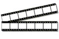 Film Strips (Clip Path) Royalty Free Stock Photo