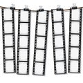 Film strips hanging out to dry Royalty Free Stock Photo