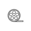 Film theatre icon. Element of theatre illustration. Premium quality graphic design icon. Signs and symbols icon for websites, web Royalty Free Stock Photo