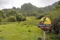 Jurassic Valley at Kualoa Ranch Royalty Free Stock Photo