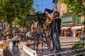 Filming the Moors and Christians Festival - Moros y Cristianos Fiesta, Soller, Mallorca