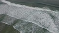 Filming the waves in the Wonderful beach, beach Vila in Imbituba, Santa Catarina, Brazil