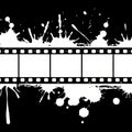 Filmstrip background frame Royalty Free Stock Photo