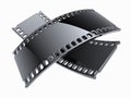 Filmstrip concept isolated