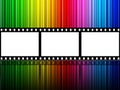 Filmstrip Copyspace Indicates Colour Splash And Color