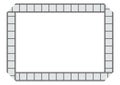 Filmstrip frame plain Royalty Free Stock Photo