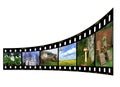 Filmstrip with photos