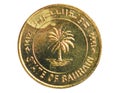 10 Fils State coin, 1965~1999 - Isa bin Salman serie, 1992. Bank of Bahrain. Reverse, issued on 1991