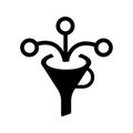 Filter, funnel, data variety icon