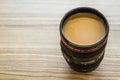 Filtered Coffee in a Lens Body