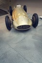 Filtered photo of Mercedes-Benz W154 Grand Prix racing car designed by Rudolf Uhlenhaut in National technical museum Royalty Free Stock Photo