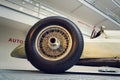 Filtered photo of Mercedes-Benz W154 Grand Prix racing car designed by Rudolf Uhlenhaut in National technical museum Royalty Free Stock Photo